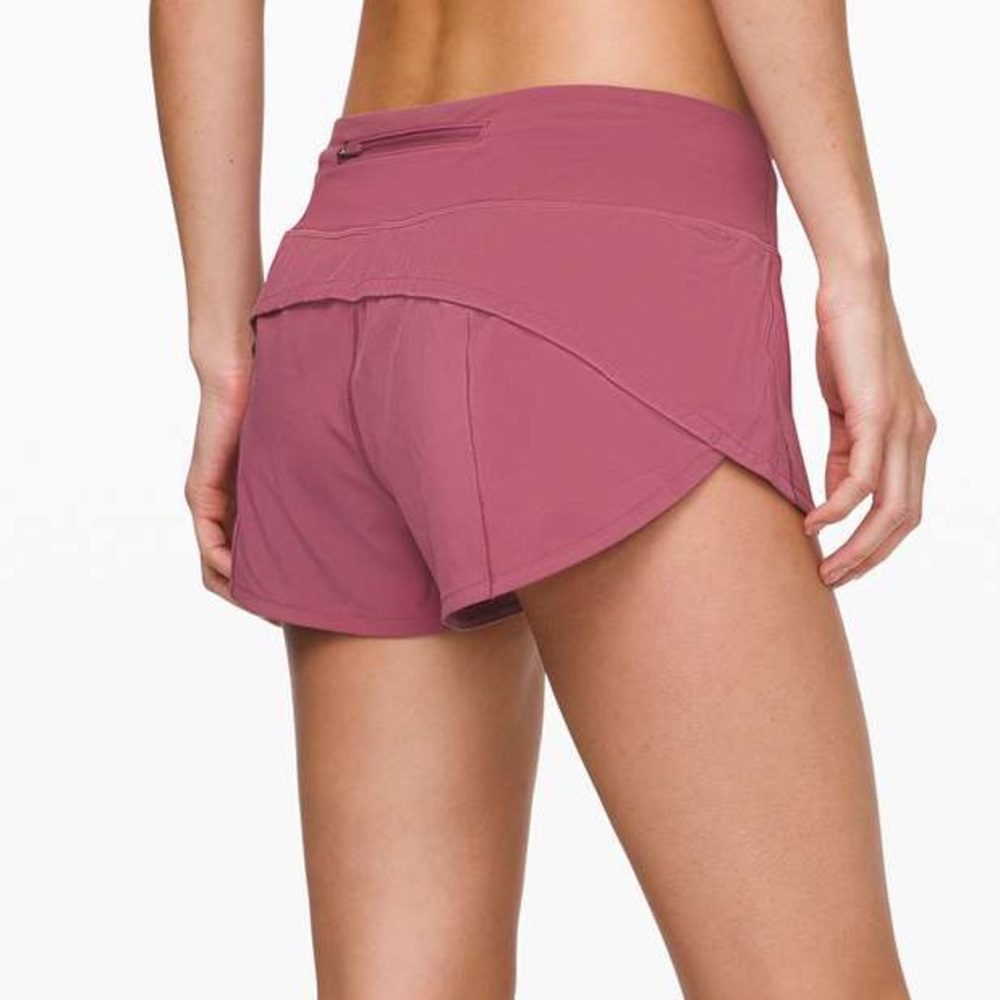 Lululemon 6 speed up short rose